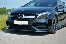 Mercedes A W176 AMG Facelift 2015-2018 Frontsplitter V.1 Maxton Design